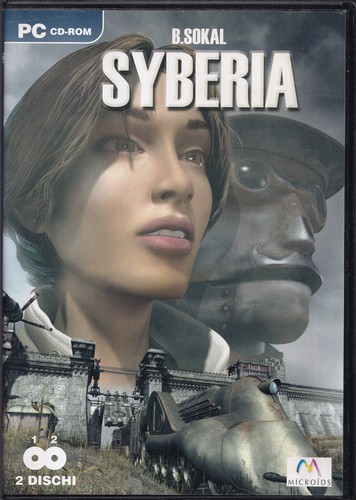 Siberia cd rom - siberia, pc,